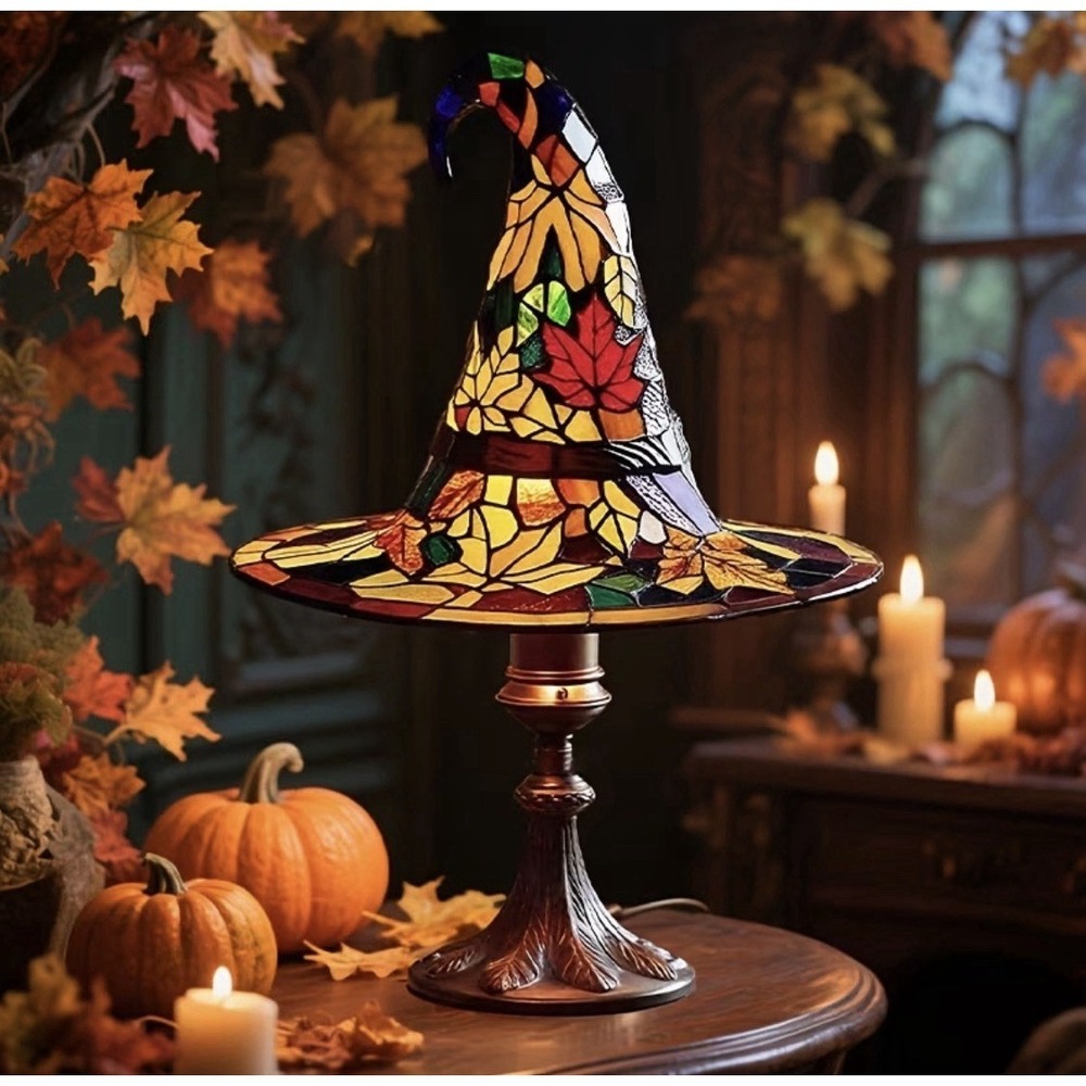 Witch Hat Night Light Nightstands Lamp Decorative LED